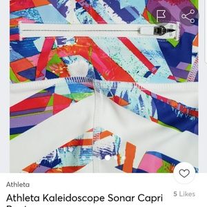 Athleta Pants - Athleta Kaleidescope Sonar Kapri Athleta Pants - Athleta Kaleidescope Sonar Kapri